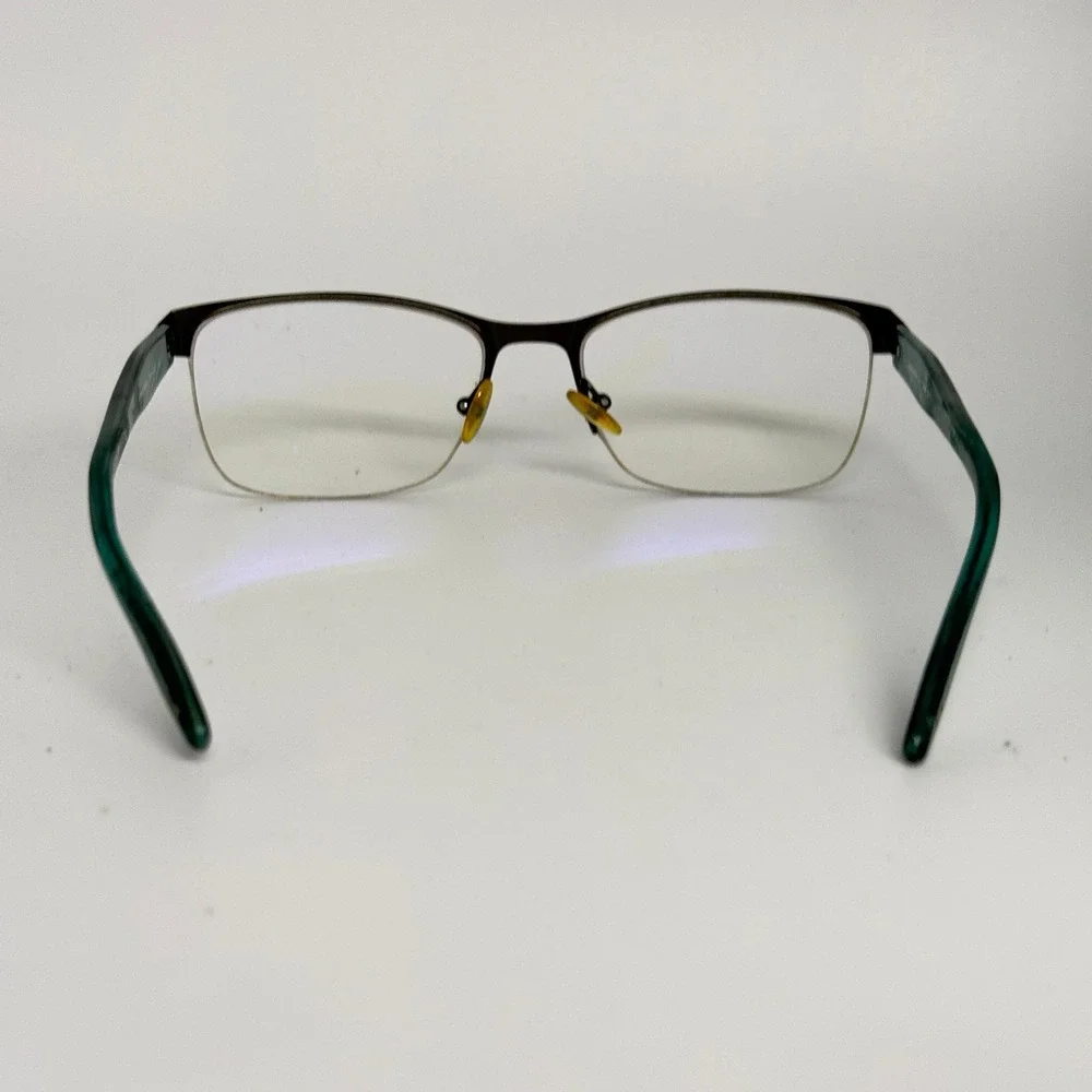 Morel Koali 7494K Women Eyeglasses Brown Teal Half Rim Frame‎ 53-17-135 France